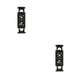 thumbnail image 2 of Qarigey Tope de plástico de 100 piezas para ropa, cordones de zapatos, topes de bloqueo, bolsa de Paracord con palanca de frijol de doble negro 12 2.5*0.8 2Conjunto, 2 of 6
