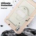 thumbnail image 7 of TECH CIRCLE Bumper Case for iPad Pro 11 (2022/2021/2020/2018), iPad Air 5th/4th Generation Case 10.9", Shockproof Durable Case with Screen Protector & Pencil Holder & Hand Strap & Kickstand, Rosegold, 7 of 7
