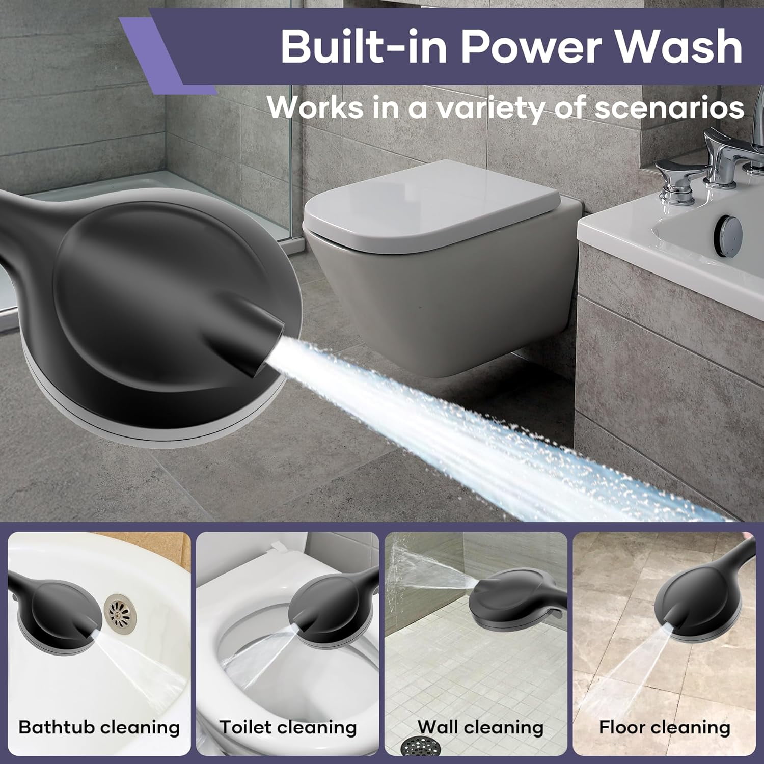 Filtered Shower Head with Handheld Spray Combo,High Pressure Rain Heads,Double Dual 10 Modes,Detachable Showerhead 78 Inch Hose,Black