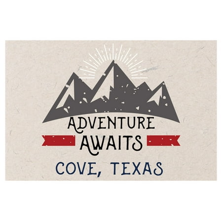 

Cove Texas Souvenir 2x3 Inch Fridge Magnet Adventure Awaits Design