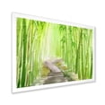 thumbnail image 2 of Designart 'Path in Green Bamboo Forest' Traditional Framed Art Print, 2 of 4