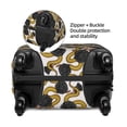 thumbnail image 4 of Xecao Snake And Rose print Elastic Luggage Cover, with double-sided print , is perfect for travel, business, and daily use, 4 of 9