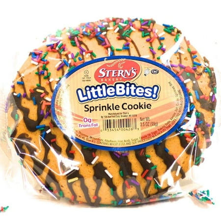 Birthday Cookies | 3 Oz Breakfast Danish Pastries | Vending Machine Snacks | 18 Individually Wrapped Pastries | Lunchbox Snacks | Stern’s Bakery (Sprinkle Cookie)