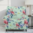 thumbnail image 2 of Kuiaobaty Flower Pattern Reclining Sofa Slipcover Easy Installation Recliner Couch Cover Breathable Reclining Slipcover Durable Recliner Chair Cover Large with Side Pocket for Pets Kids, 2 of 8