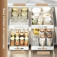 thumbnail image 5 of Telescopic Drawer, Extendable Drawer Kitchen, Carbon Steel Storage Shelves for Kitchen Cabinets, Extendable Cabinet Organizer No Drilling and Nailing Required for Kitchen, Pantry, 5 of 9
