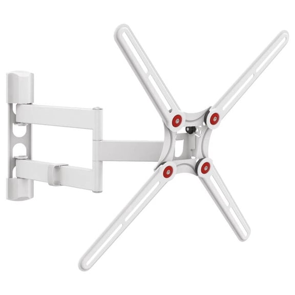 Barkan Mounts 3400W 13" - 65" Full Motion Extension, Swivel and Tilt TV Wall Mount in White