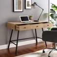 thumbnail image 4 of Cascade Three Drawer Desk Black, 4 of 8