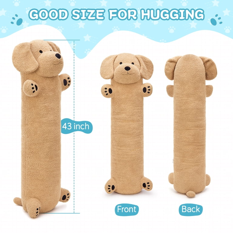 Morismos 43.3 Inch Golden Retriever Dog Body Pillow Plush photo 4