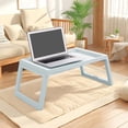 thumbnail image 2 of Foldable Bed Laptop Desk Portable Small Computer Table for Study, Breakfast,, and Home Office, 2 of 6