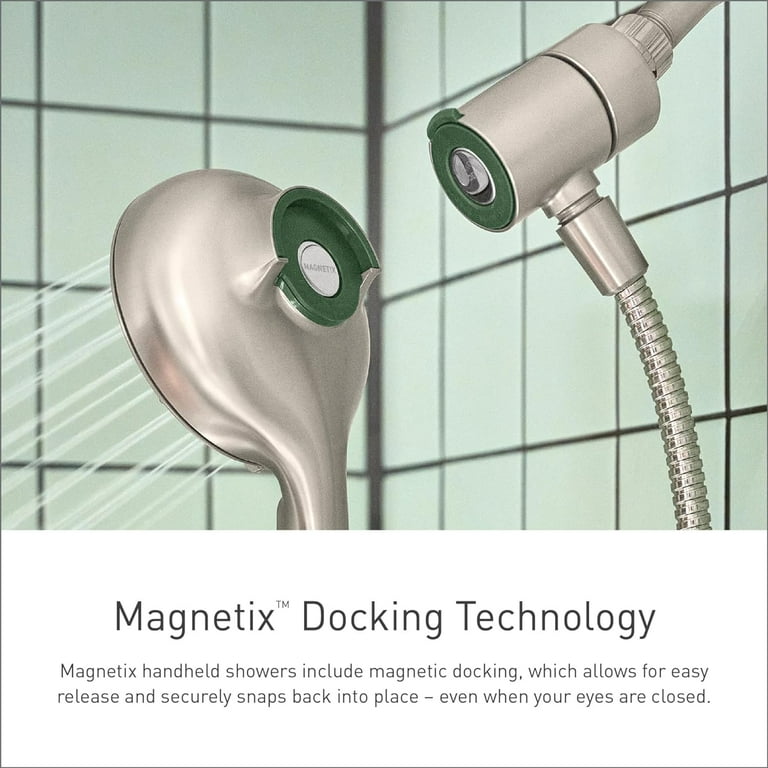 Moen 26100EP Engage 6 Function Hand Held Shower Head with Magnetix Chrome Each