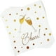 thumbnail image 1 of Elegante Servilleta de 3 Capas para Bodas, Compromisos, Bebidas y Postres. Servilletas Cheers Perfectas para Fiestas, Festivales y Eventos (50), 1 of 10
