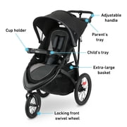 Graco FastAction Jogger LX Stroller, Black