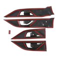 thumbnail image 4 of For Outback 2020 2021 2022 Carbon Fiber Inner Door Handle Bowl Cover Trim Car Interior Accessories, 4 of 5