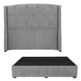thumbnail image 1 of Box Base Cama King Size + Cabecera Zefyr Gris, 1 of 6