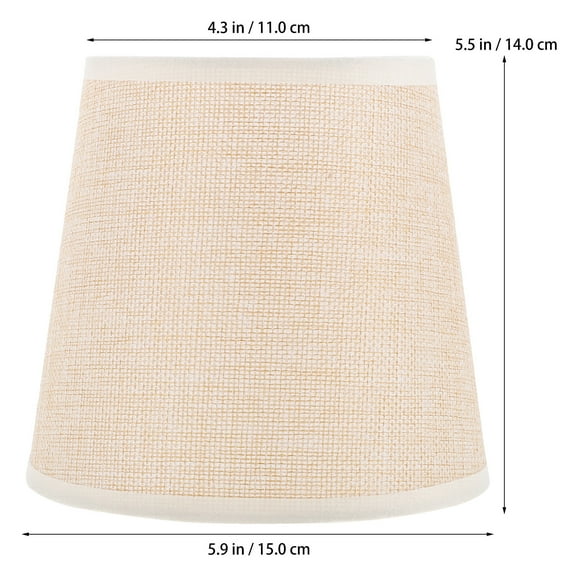Cloth Bubble Type Lamp Shade Simple Lampshade Ceiling Lamp Cover Light Accessory for Home (Khaki)