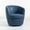 B Style-Navy, variant on UIXE Swivel Barrel Accent Chair PU Leather Club Chair Upholstered Armchair for Living Room Modern Round Arm Chair, Brown