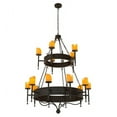 thumbnail image 2 of Meyda Tiffany 179668 Marta 15 Light 51" Wide Ring Chandelier - Bronze, 2 of 5