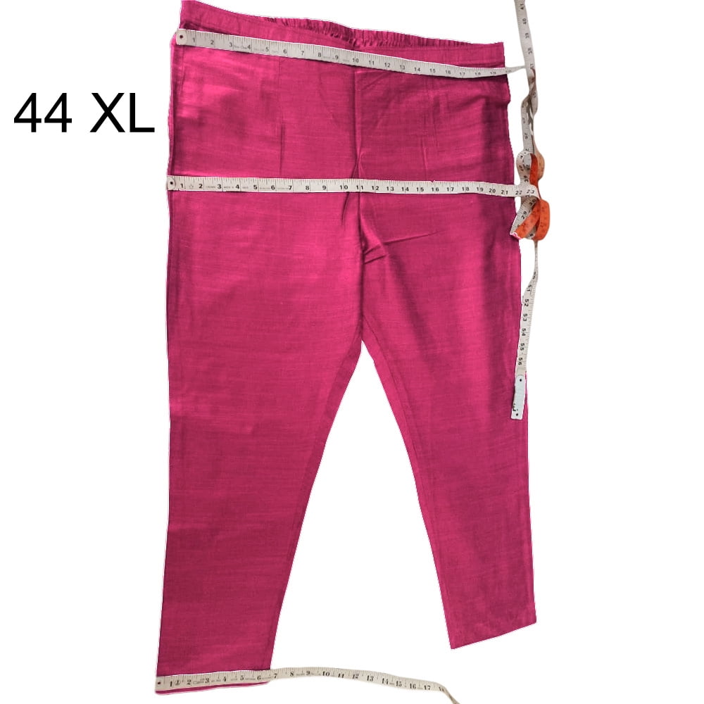 ASOS DESIGN Petite linen slim skim cigarette pants in pink | ASOS