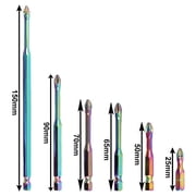 Electric Screwdriver Magnetic Batch Head Industrial Grade Alloy Steel 25-150Mm 50Mm Smile Home