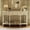White, variant on Harper & Bright Designs Vintage Console Table with 3 Drawers and Bottom Shelf, Solid Wood Entryway Table with Roman Legs for Living Room, Hallway, Blue