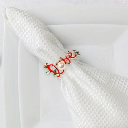 

Wreath Napkin Rings Are Suitable For Christmas Table Setting Wedding Receptions Christmas Thanksgiving And Home Kitchens For Casual Or Formal