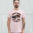 thumbnail image 3 of Tee Hunt Rusty Nuts Auto Shop T-shirt Hot Rod Rat Rod Vintage Old School Men's Tee, Light Pink, 4X-Large, 3 of 5