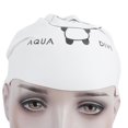thumbnail image 4 of 2Pcs Silicone Swimming Cap Hat Cartoon Cute Universal Type for Children Woman Manpanda pattern,, 4 of 5