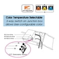 thumbnail image 3 of GCN LIGHT 4 Inch Wet Location Dimmable LED Recessed Pot Light 3CCT Ideal for Bathrooms Kitchens Balconies and Under Eave, 3 of 7