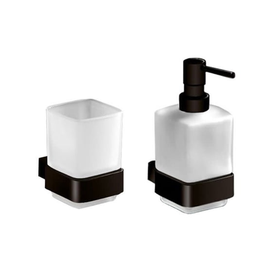 Nameeks Lg1581 Gedy Bathroom Accessories Set - Black