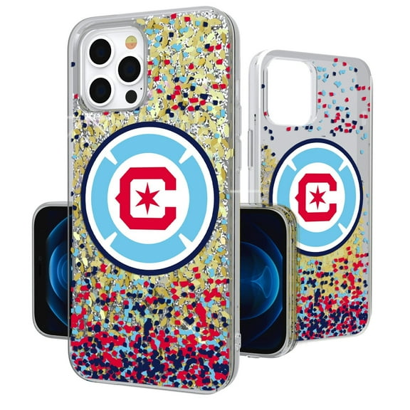 Chicago Fire iPhone Confetti Glitter Case
