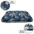 thumbnail image 3 of Underwater Pet Bed, Deep Sea Flora Coral Reef Botanical Ocean Vegetation Illustration, Resistant Pad for Dogs and Cats Cushion with Removable Cover, 24" x 39", Dark Violet Blue White, by Ambesonne, 3 of 4