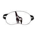 thumbnail image 1 of Jirafa blanco y negro boceto sombra animal Máscara de sueño, 1 of 4