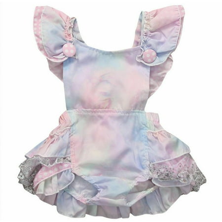 

Toddler Baby Girls Lace Floral Romper Bodysuit Jumpsuit Outfits Set Sunsuit