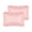 Pink, variant on Unique Bargains Set of 2  Single Layer Ruffled Envelope Closure Pillow Shams Queen White