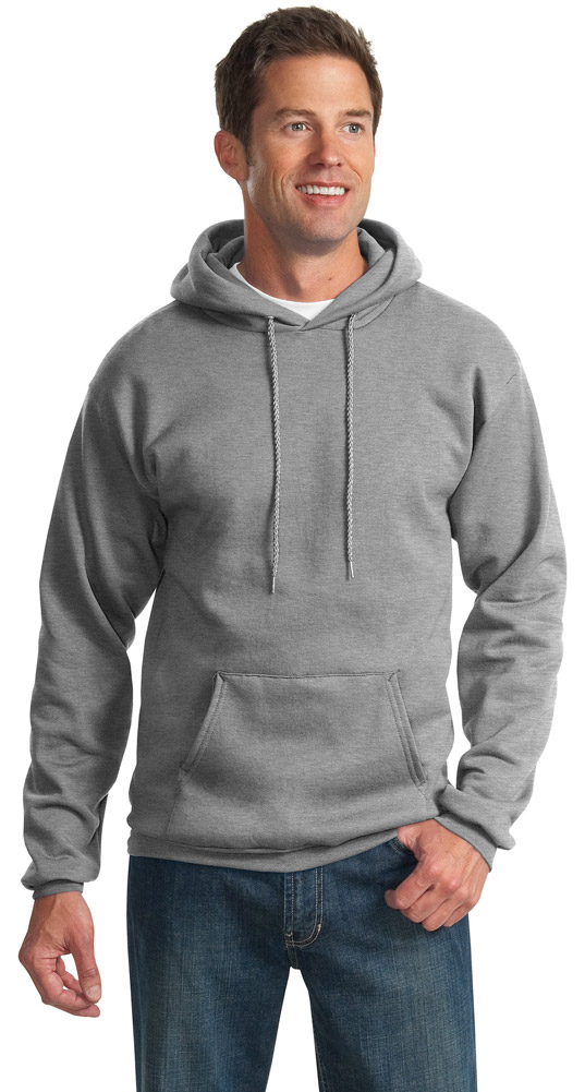 Port Company PC90H Mens Hooded Pullover - Athletic Heather - 2X-Large -  Walmart.com