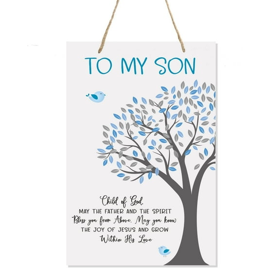 Children Wall Decor Sign - Birthday Wishes - May God