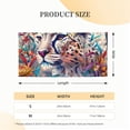 thumbnail image 5 of Picia Vibrant Leopard In Flowers Pattern Party Banner, Festive Decoration, Holiday Banner, Celebration Decor, Event Banner, Reusable Party Banner-Small, 5 of 8