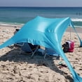 thumbnail image 1 of Toldo De Playa Para Sombra Al Aire , Toldo De Playa UPF50, Capacidad Para 5 Personas, Impermeable Para Acampar, 1 of 7