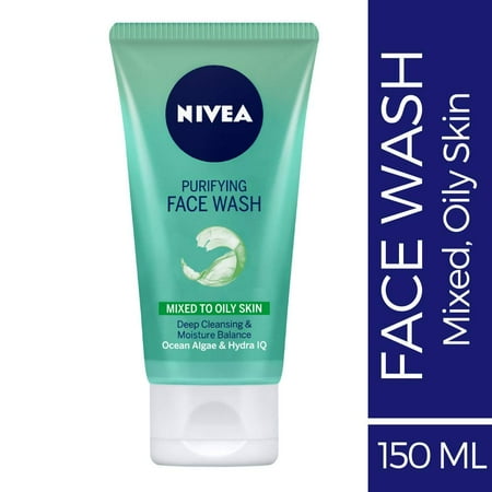 Nivea Cleanser - NIVEA Face Wash, Purifying With Ocean Algae & Hydra HQ, 150ml