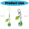 thumbnail image 3 of Elegant Four Leaf Grass Charm Pendant Everyday Carry Jewelry Accessory Rustproof Phone Chain Lanyard Keychain, 3 of 4