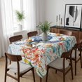 thumbnail image 6 of Sea Turtle Coastal Table Cloth Waterproof Tablecloths, Summer Beach Coral Ocean Nautical Tablecloth Dining Table Cover for Kitchen Party Tabletop Outdoor, Rectangle Tablecloth 60x84 Inch, 6 of 9