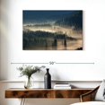 thumbnail image 3 of Elephant Stock Foggy Fir Forest Wall Art - Horizontal Canvas Wall Art - Living Room Wall Decor - Nature Canvas - Gray And Beige Decor - 36" x 24", 3 of 8