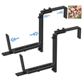thumbnail image 3 of 4PCS Adjustable Planter Box Bracket (6 to 12.5 Inches) for Flower Box Holders, Window Boxes PlantersHooks, Wall, 3 of 7