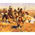 thumbnail image 1 of Tile Mural Kitchen Backsplash - War Party-DM - by David Mann, 1 of 1