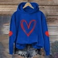 thumbnail image 2 of Sweatshirt for Women Perfect For Daily Wear or Loungewear! The Best Choice for Valentine's DayXL Blue Valentine's Day Sweatshirt, 2 of 4