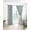 Green, variant on Light Green Blue Floral Blackout Curtains 45 Inches Long for Bedroom, Vintage Pastoral Botanical Thermal Insulated Room Darkening Black Out Window Curtain Panels Grommet Drapes for Living Room