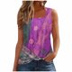 thumbnail image 2 of Puntoco Camisetas ajustadas para mujer Camiseta sin mangas estampada para mujer Top holgado, 2 of 4
