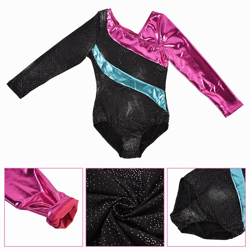 Maillot de Danse les Filles de Sport Gymnastique Maillot de Danse Tenue Maillot de Gymnastique Vetements d Utilisation Pratique