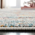 thumbnail image 5 of SAFAVIEH Madison Orlando Abstract Distressed Area Rug, Grey/Turquoise, 3' x 5', 5 of 8
