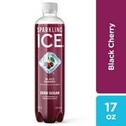 Sparkling Ice Naturally Flavored Sparkling Water, Black Cherry 17 Fl Oz